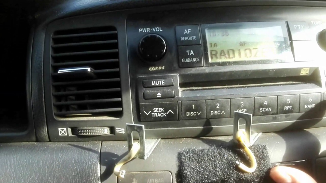 Radio samochodowe toyota corolla e12 YouTube