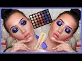 BLUE & PURPLE HALO / SPOTLIGHT EYE TUTORIAL USING THE MOPRHE 35V | MAKEMEUPMISSA