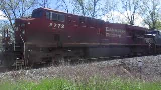 HAPPY VICTORIA DAY 2024: CPKC 8772 Belleville Ontario (May 19, 2024)