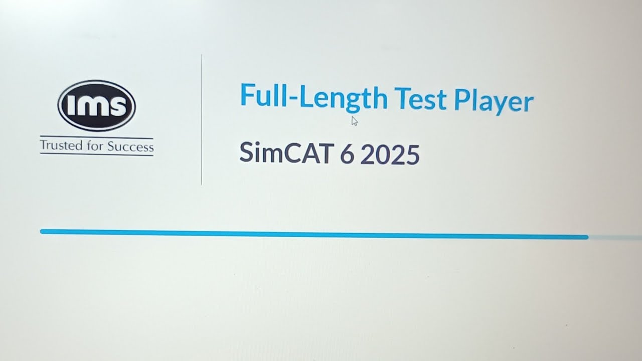 Sim Cat 6. 2025 / XX scored / Dilr 30+ marks /Cat repeater / IMS ...