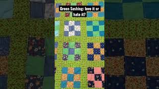 💚 Amazing Vintage Scrappy 9 Patch Quilt 💚 #shorts #quiltvideo #vintagequilt