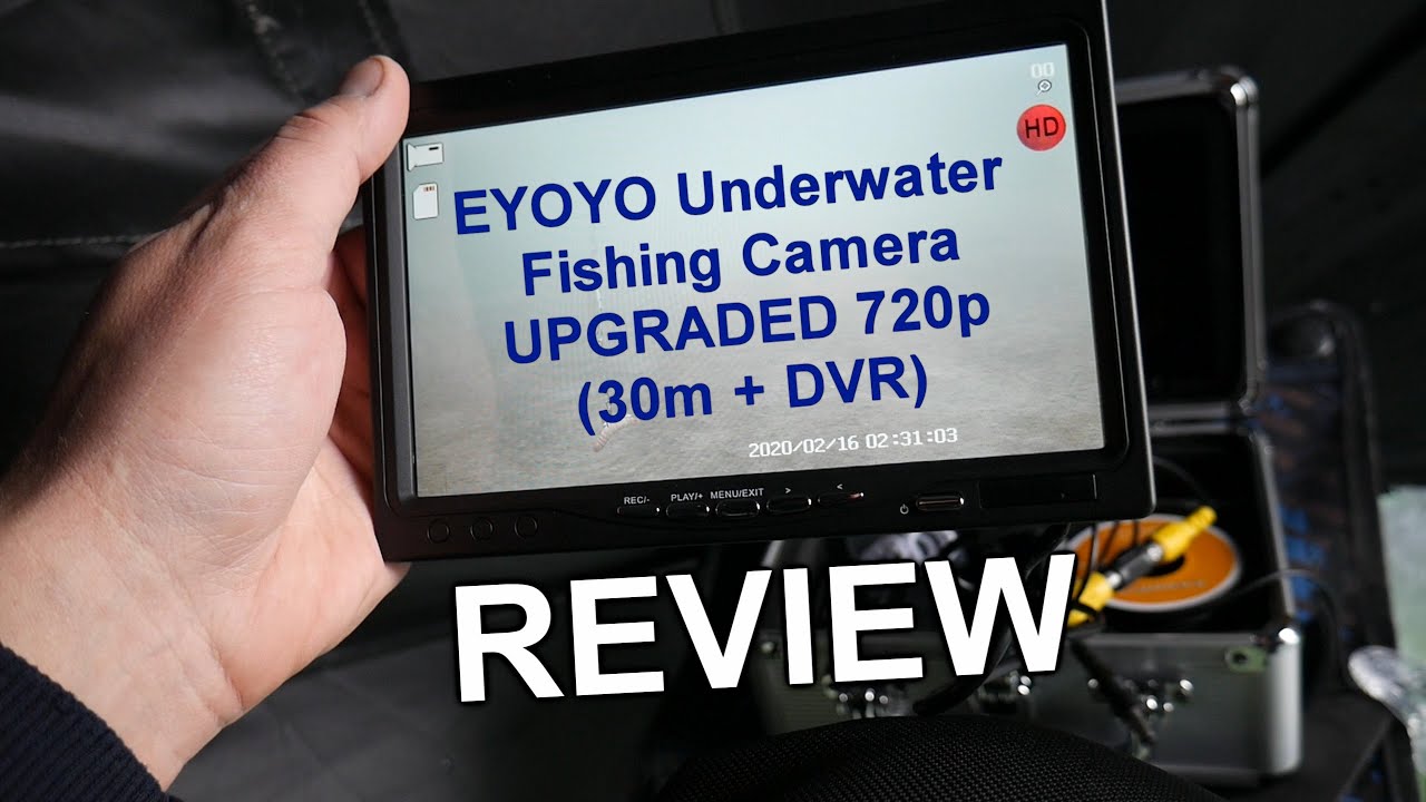 REVIEW - EYOYO Underwater Fishing Camera UPGRADED 720p (30m+DVR