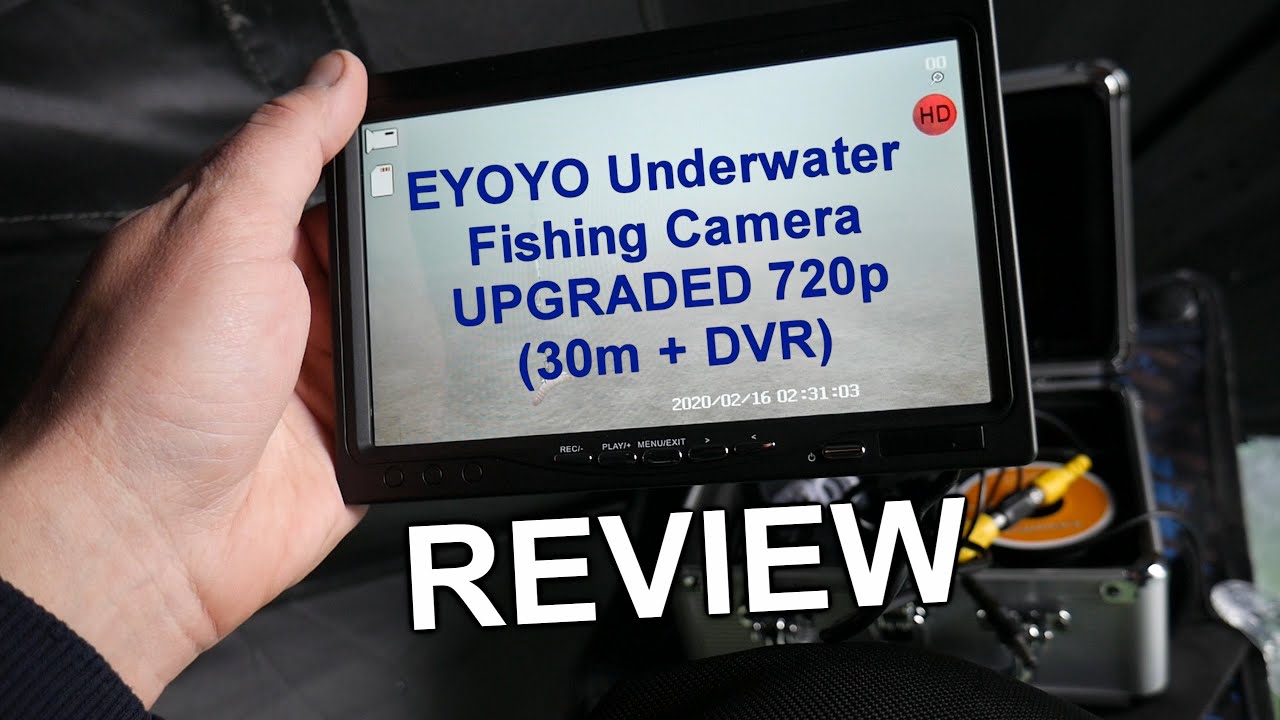 REVIEW EYOYO Underwater Fishing Camera UPGRADED 720p (30m+DVR) YouTube