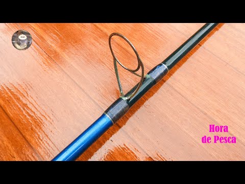 Step by step. || How to change fishing rod ring. || How to change the fishing rod grommet.