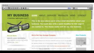 Preview Green and Blue business Corporate - PSD Templates