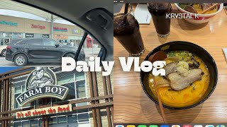 Week in my life | Weekend Bagel Run, Farmboy Haul, Ramen & breakfast