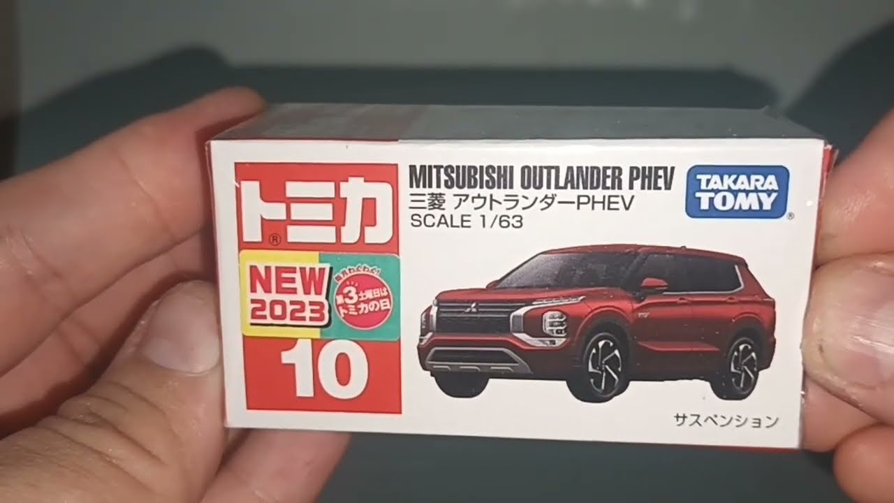 Tomica diecast - New 2023 Mitsubishi Outlander PHEV - YouTube