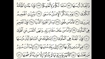 سورة النازعات القارئ صلاح الهاشم