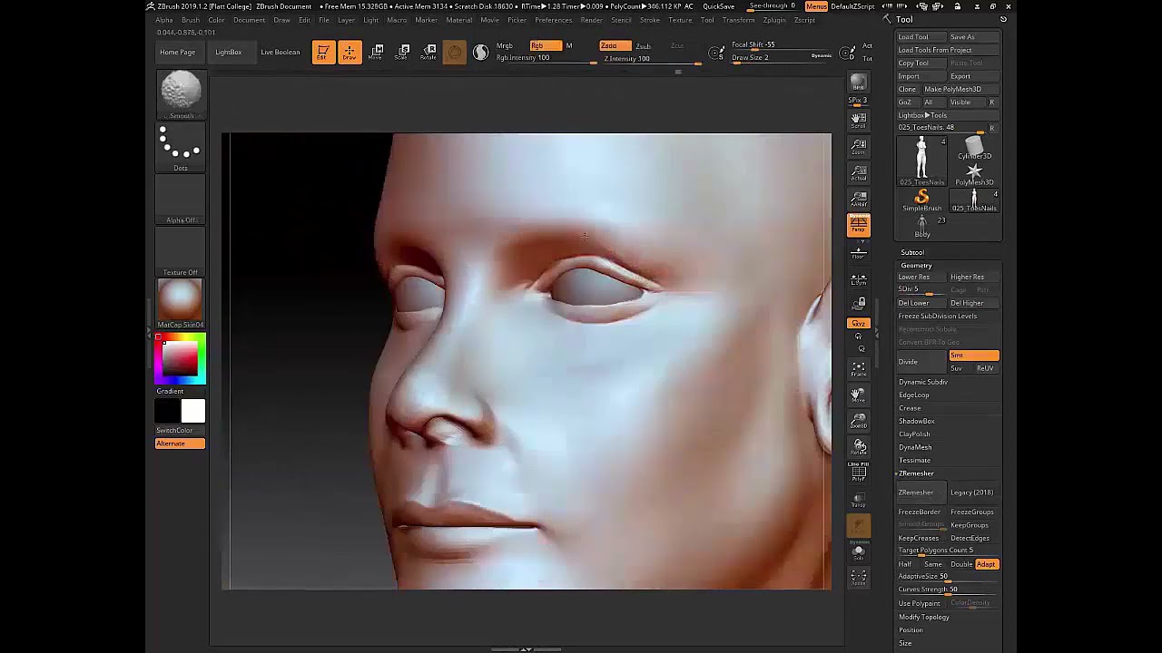 zbrush record time lapse