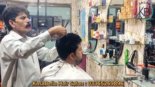 Hair Cutting By KasaBella Hair Salon Islamabad