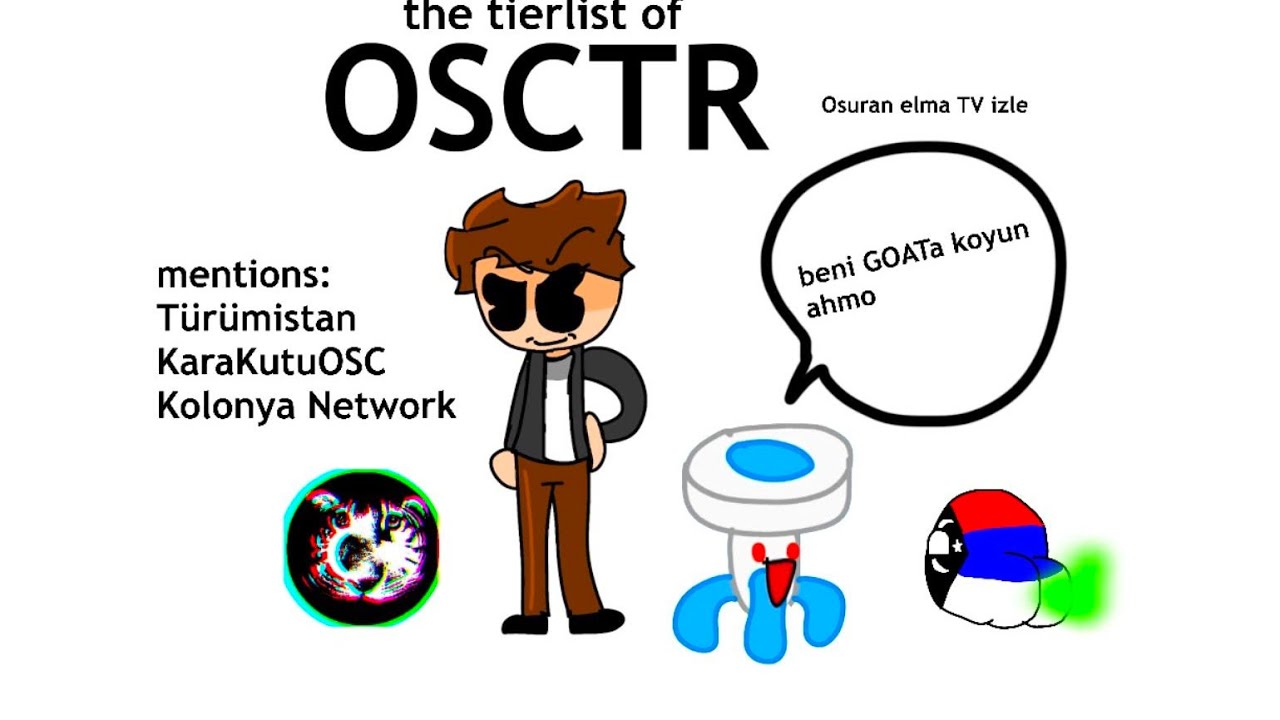 Tüm OSCtr Şovları Tierlist (Robot Ahmet's Take)