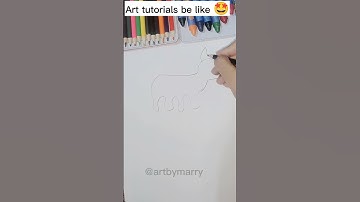 art tutorials be like... 🤩 #shorts #arttutorial