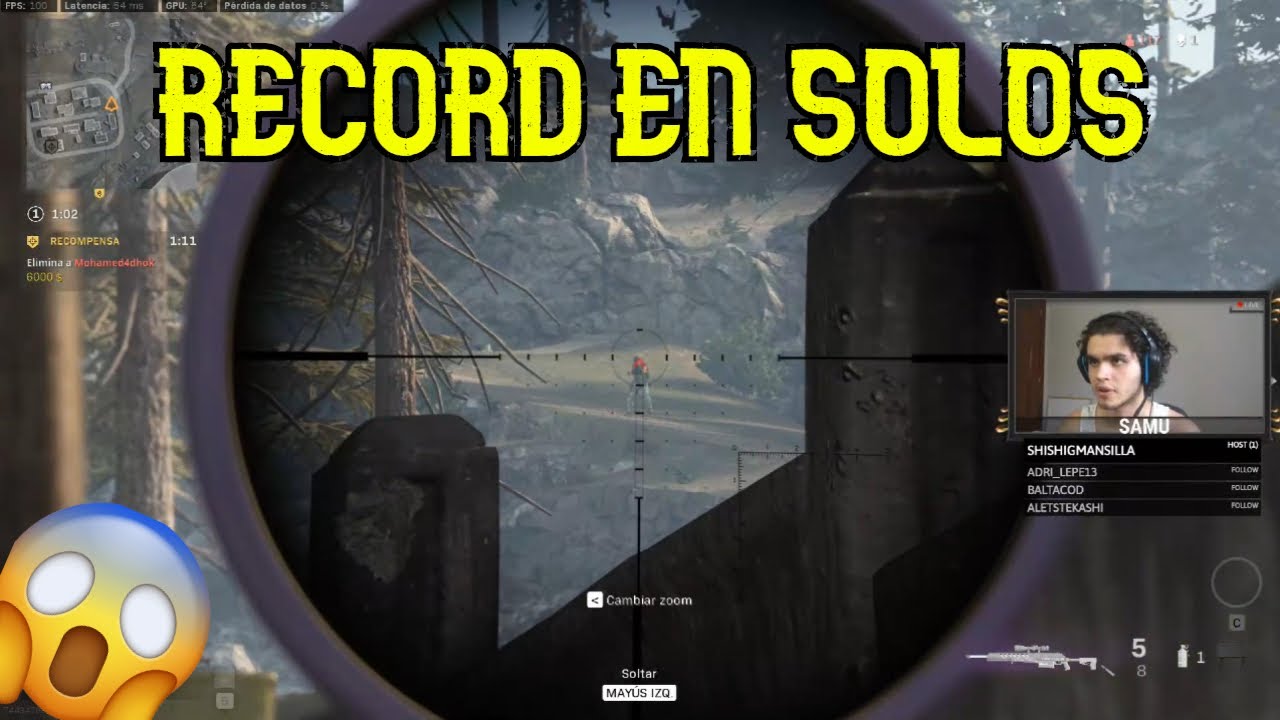 NUEVO RECORD EN SOLOS🔥 (impresionante) | WARZONE - YouTube