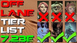 Offlane Tier List | Patch 7.23e Dota 2