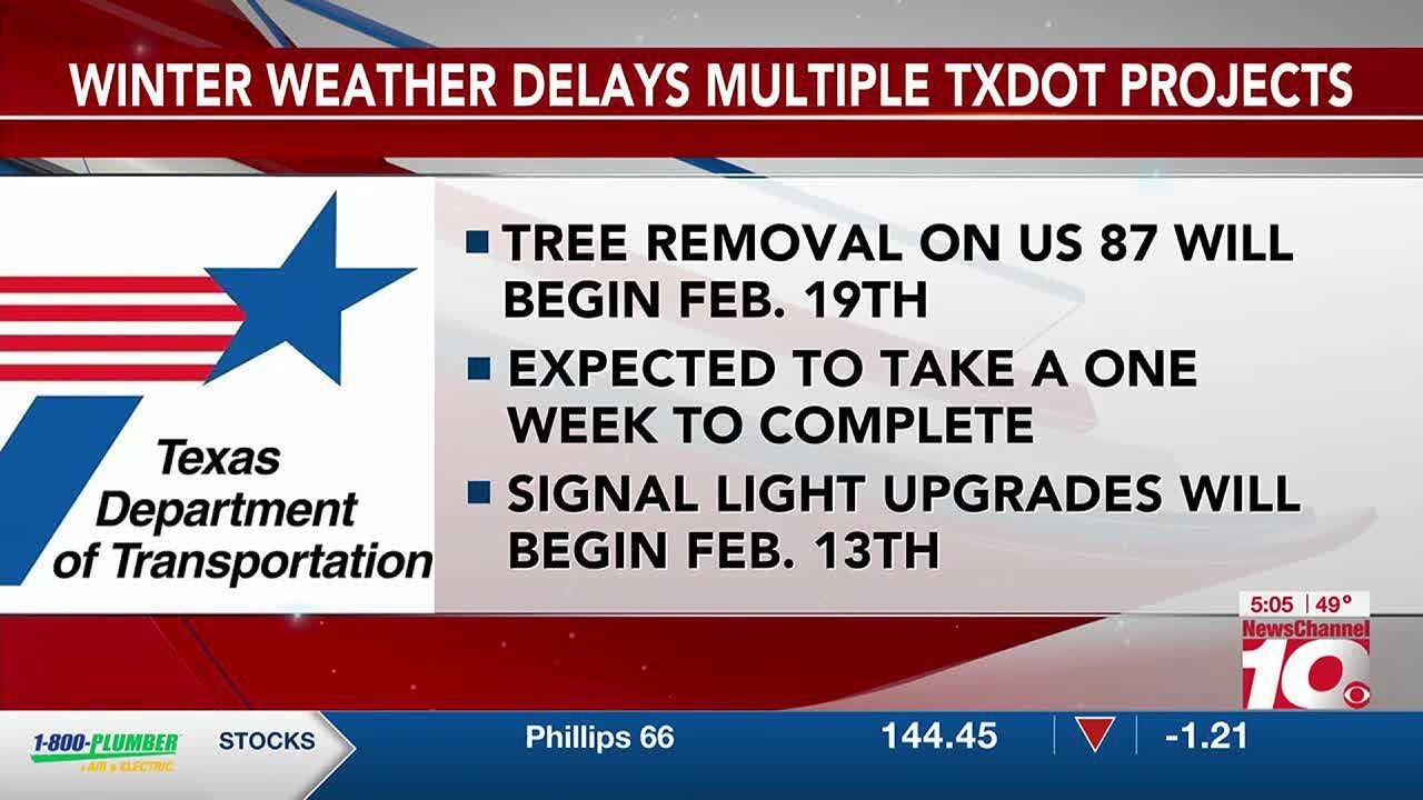 VIDEO: Winter weather delays multiple TxDOT projects - YouTube
