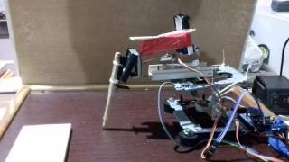 Mini cnc plotter with arduino mega  (#plotimus) co-originating squares
