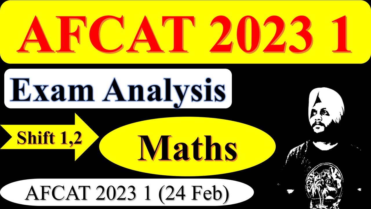 Afcat 2023 1 Maths Analysis Afcat Math paper analysis Afcat 1 2023