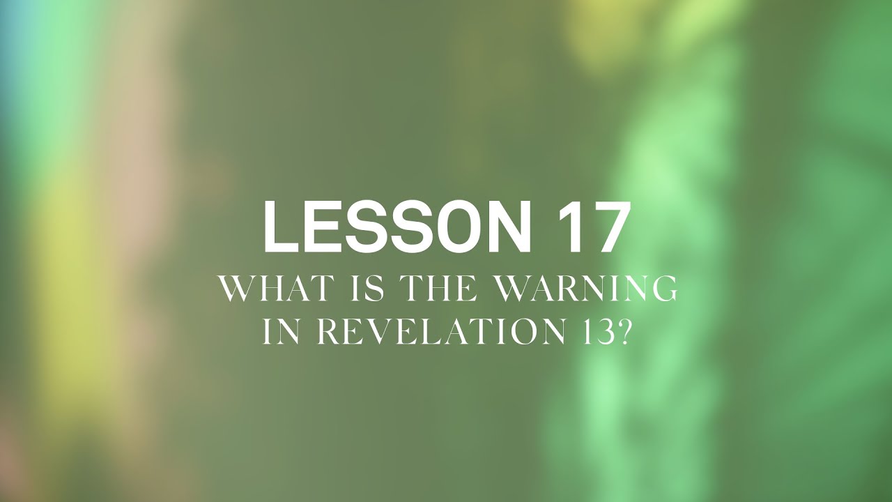 What is the warning is Revelation 13? YouTube
