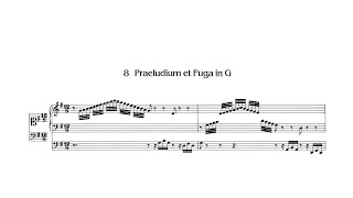 Krebs - Krebs-WV 410, Prelude & Fugue in G Major w/ score