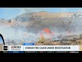 Crews mopping up small fires that sparked in Sun Valley
