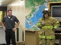 Firefighter proposes to teacher