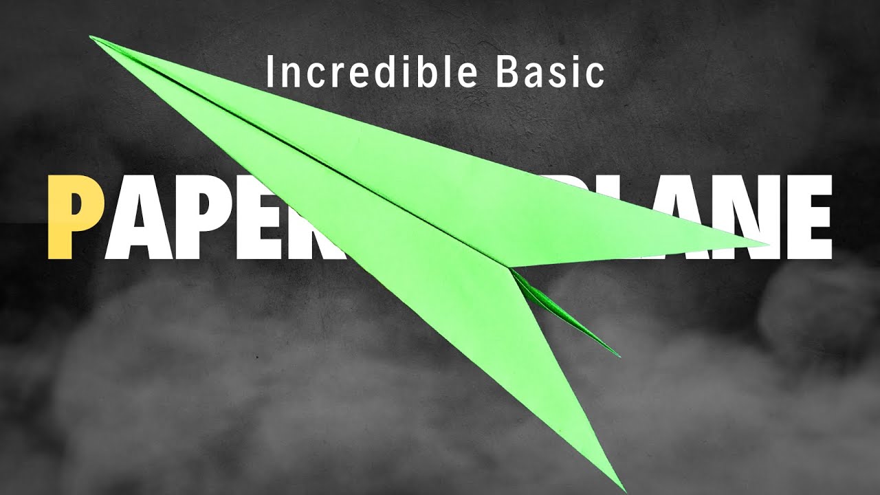 How to Make An EASY Jet Paper Airplane That Flies REALLY Fast - YouTube