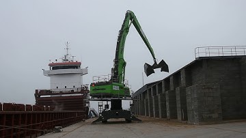 Sennebogen 870E Hybrid material handler - Nicola Samyn Overslagbedrijf