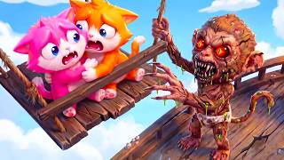 Can The SECRET SKYBASE Survive DISEASED BABY MONKEY! - I Am Cat