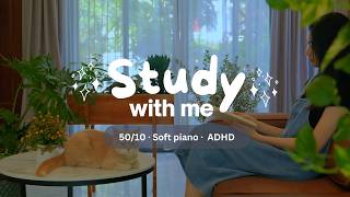 Can't start and keep switching tabs ADHD Piano Pomodoro 50/10 to lock in