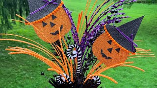 Let’s make a Halloween small arrangement!