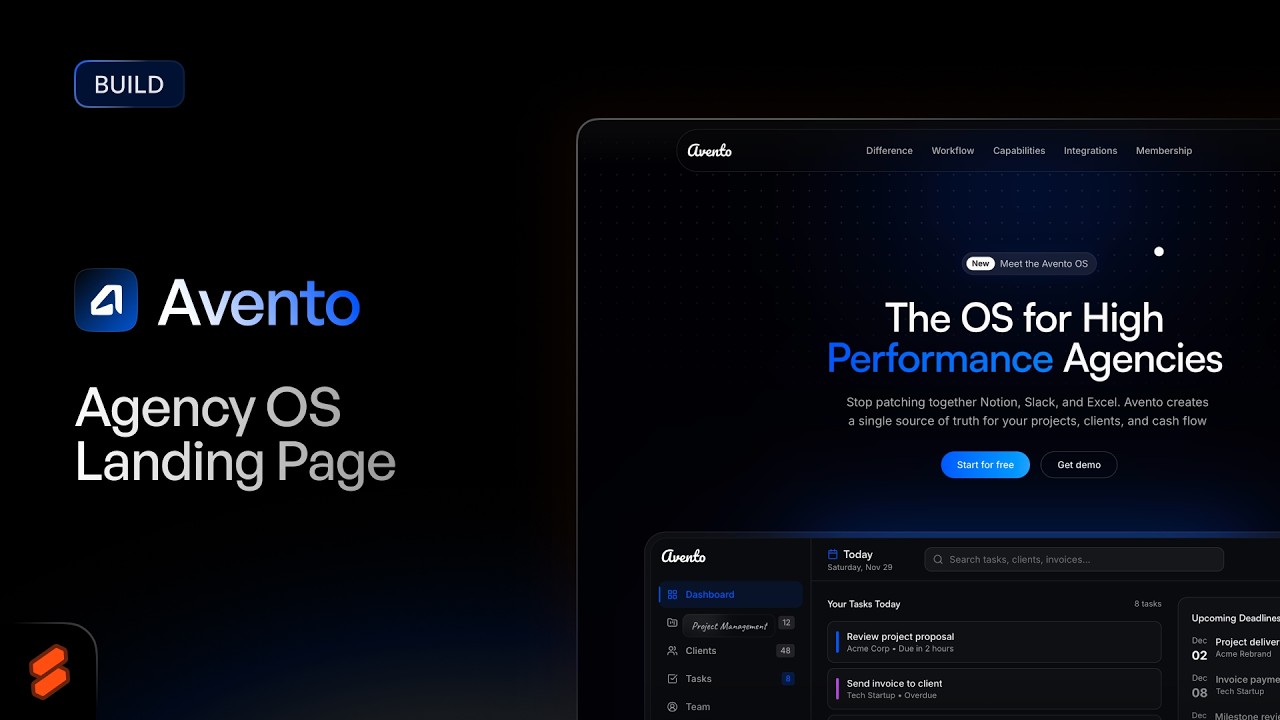 I Built a Modern SaaS Landing Page with Next.js, Tailwind, Shadcn UI ...