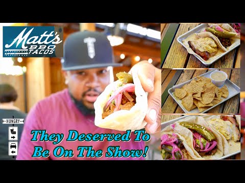 Video thumbnail: Matt's BBQ Tacos In Portland, OR Was On Netflix... So I Chased Them Down To See For Myself!
