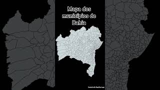 Mapa Dos Municípios De Bahia