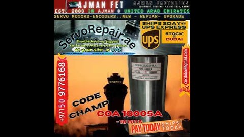 CODECHAMP Buy Ready Stock COA 18005A Dubai COA18005A Encoder repair C0A18005A C0A 18005A Ships Today
