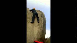 scoop eliminate 6a burbage bouldering