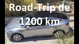 Tesla Model Y LR - Road Trip 1200 km vers le sud de la France - Un jour de grand départ, la galère ?