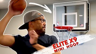 The BEST Mini Basketball Hoop In 2024?! IndoorHooper ELITE X9 MINI HOOP REVIEW