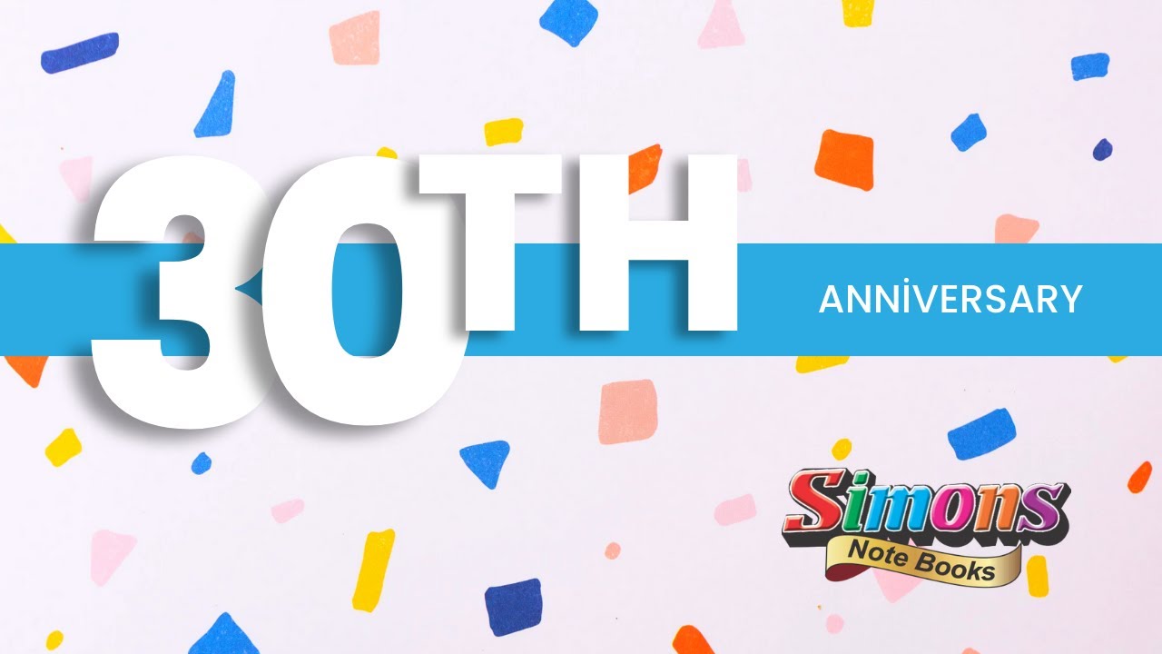 Pearl Anniversary | 30th Anniversary | Simon and sons - The Notebook People | IZ Animatos™