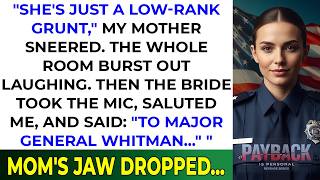 Family Mocked Me at My Brother’s Wedding—Until the Bride Saluted and Called Me ‘Major General, Ma’am