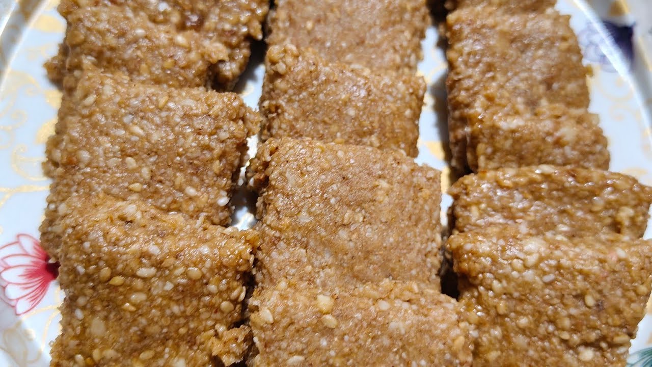 मऊसूत तिळ गुळाची वडी 