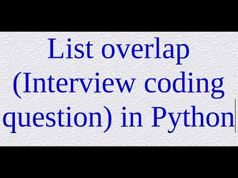 5. List overlap