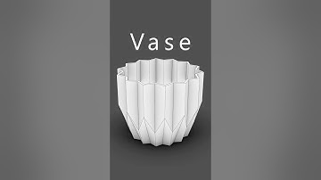 Vase in Rhino 3D -  Loft + Array Polar