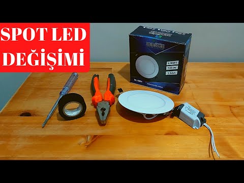 SPOT LED DEĞİŞİMİ NASIL YAPILIR?