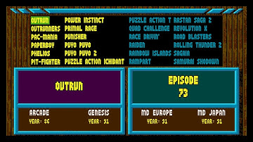 Arcade Games Vs Sega Genesis - OutRun