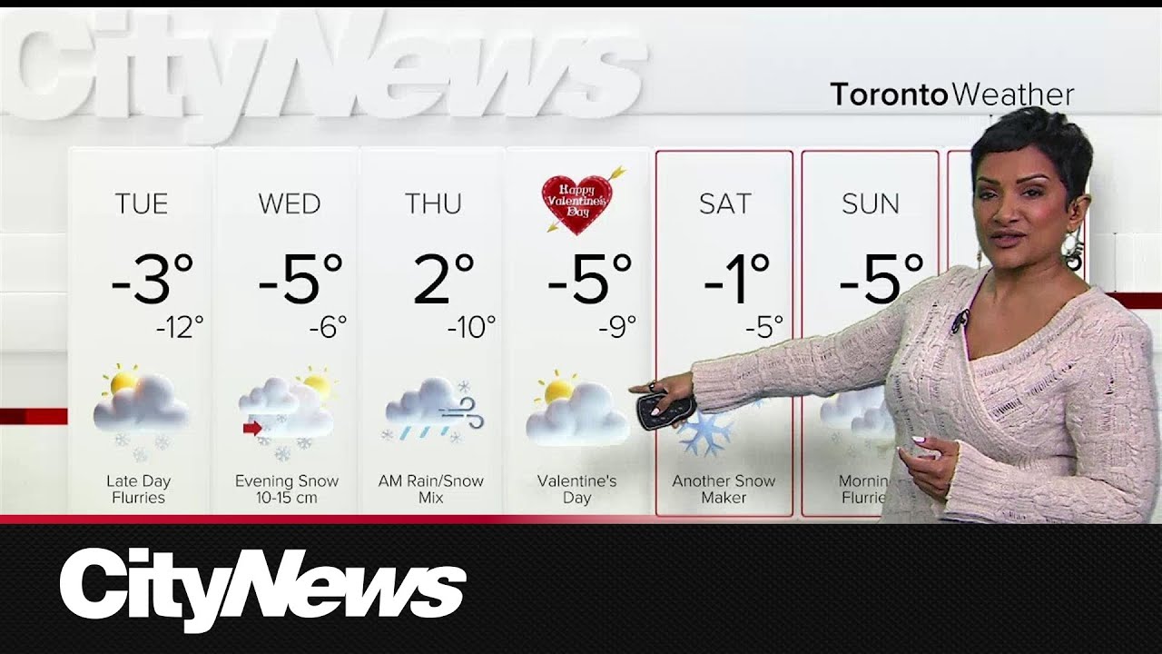 Flurries expected Tuesday before winter storm arrives - YouTube
