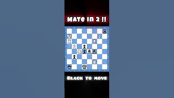 ChessPuzzle: Mate in 2 ‼️💎 #chess #shorts