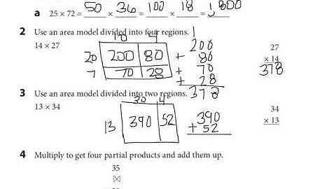 Unit 4 Module 3 Session 3 Multiplication Models & More