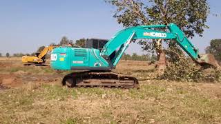 KOBELCO SK200-10 VS SANY SY215C SUPER ACE งานขึ้นถนน excavator EP.8030