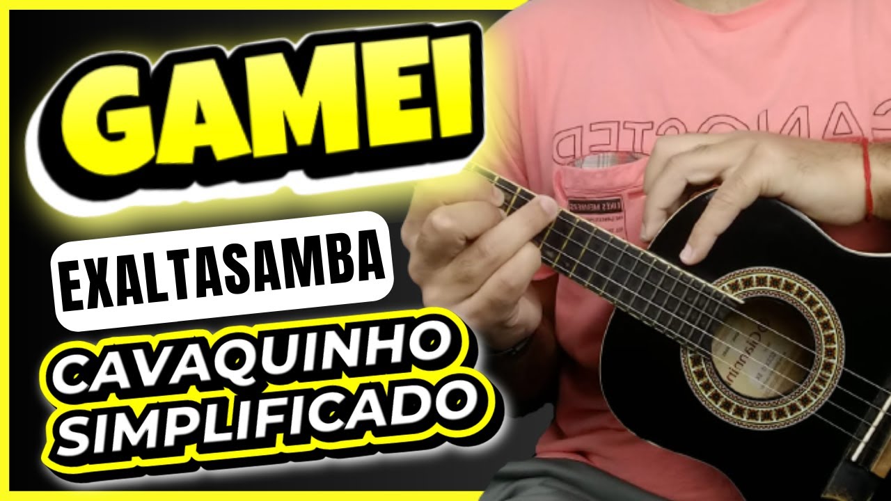 GAMEI EXALTASAMBA  Cifras simplificadas, Cifras de musicas, Cifras letras