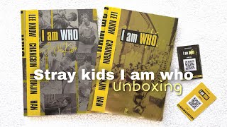 Распаковка альбомов Stray Kids I am WHO с Joom (I am &amp; WHO Ver.)